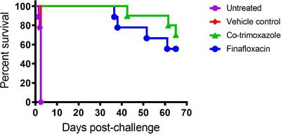 Efficacy of finafloxacin in a murine model of inhalational glanders